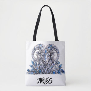 Luxus-Aries-Zodiakskristall Tasche