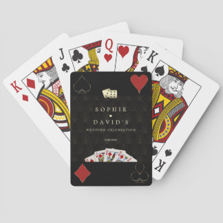 Luxus Art Deco Vegas Casino Royale Spielkarten