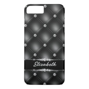 Luxus Black Bling Sparkle Diamond Individuelle Nam Case-Mate iPhone Hülle