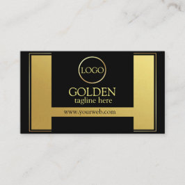 Luxus Black Gold  Visitenkarte