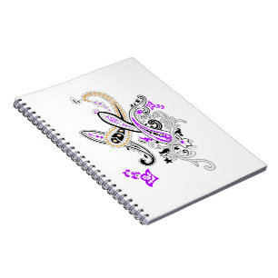 Luxus-Botanik-Paisley-Kollektion Notizblock