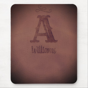 Luxus-Braun Elegantes Minimaldesign Mousepad