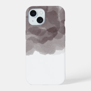Luxus Braun Magie Rose Wasserfarbe Abstrakte Kunst iPhone 15 Hülle