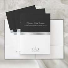 Luxus-Braut-Boutique-Unternehmensgeschäftsmappen