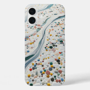 Luxus-Buntkiesel-Stein-Handyhülle - Elegant  iPhone 16 Plus Hülle