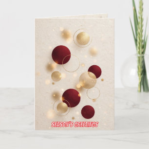 Luxus-Burgund und Gold abstraktes Weihnachten 