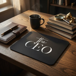Luxus-CEO-Modern-Minimal-Schwarz-Büro Mousepad