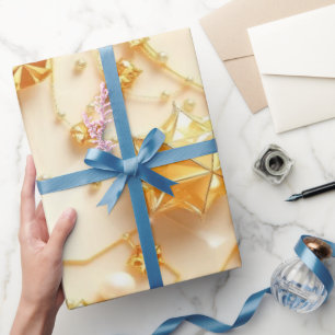 Luxus-Champagner-Gold-Weihnachtspapier Geschenkpapier