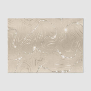 Luxus Champagner Hintergrund Beige Glitzer Seidenpapier