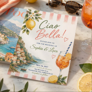 Luxus Ciao Bella Italienische Amalfiküste  Einladung