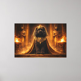 Luxus-Cockapoo-Wandkunst – Ägyptischer Pharao Bold Leinwanddruck