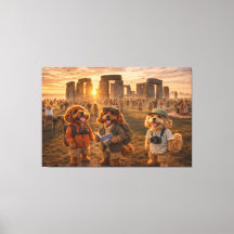 Luxus-Cockapoo-Wandkunst - Stonehenge-Kunst
