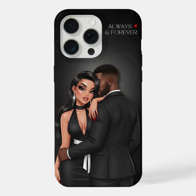 Luxus Couple Phone Case iPhone 15 Pro Max Hülle (Rückseite)