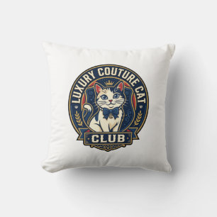 Luxus-Couture-Katze-Katzenmutter-Geschenkidee - Lu Kissen