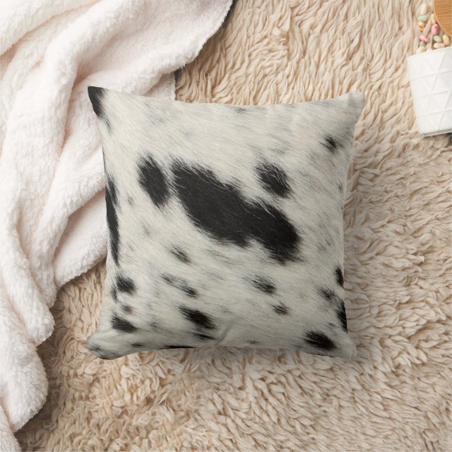 Luxus Cowhide Animal Skin Print  Kissen (Decke)