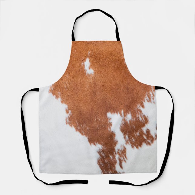 Luxus Cowhide Animal Skin Print  Schürze (Vorderseite)