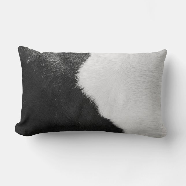 Luxus Cowhide Animal Skin   PrintThrow Kissen (Vorderseite)