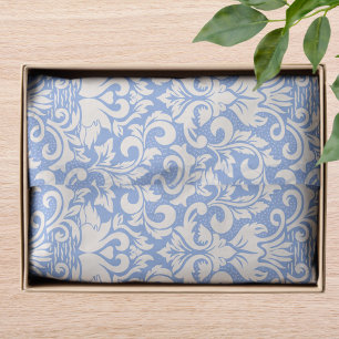 Luxus Damask Romantische Swan Liebe Seidenpapier