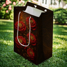 Luxus-Dampfpunk-Rosen Romantische Goldzahnräder