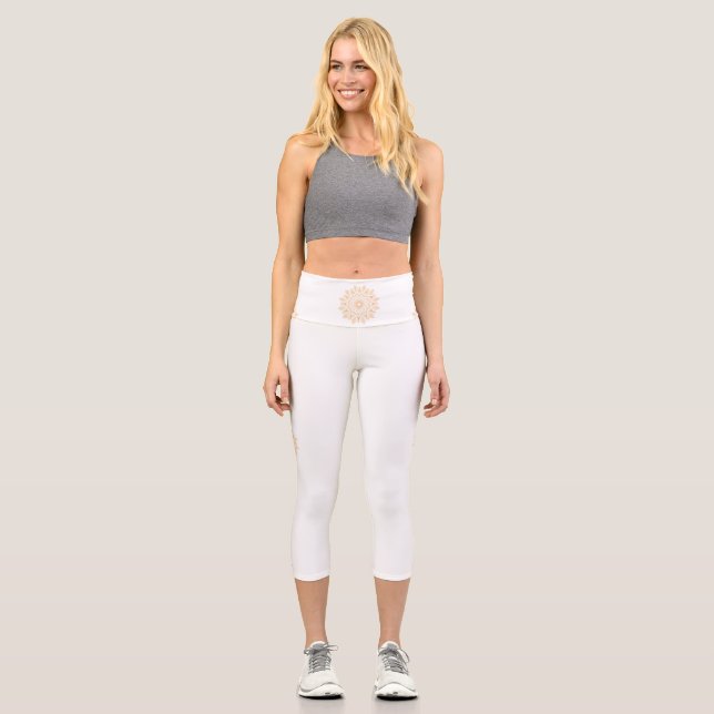 Luxus Design Girls Capri Leggings (Vorderseite)