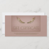 Luxus Design Lash Geschenkgutschein Golden Wings