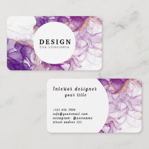 Luxus Designer Business Card Visitenkarte