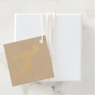 Luxus Deutsche Dogge Tasche Folie Favor Tags