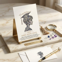 Luxus-Diamant-Unecht-Schmuck-Absolventin Mädchen