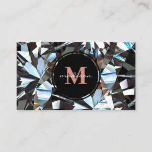 Luxus Diamond Jewel Gem Design Visitenkarte