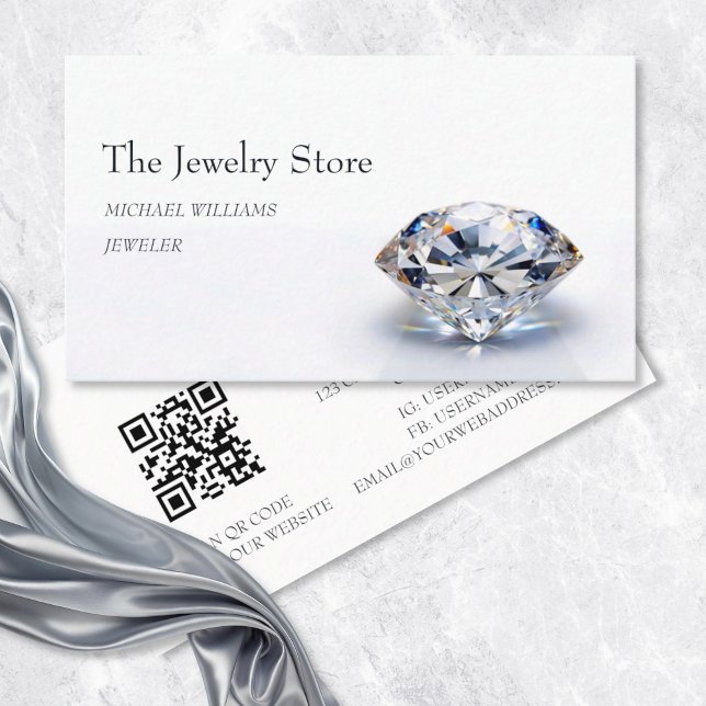 Luxus Diamonds Jeweler Juwelier Store Visitenkarte (Von Creator hochgeladen)