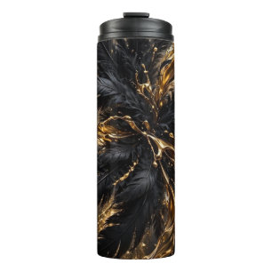 Luxus-Dunkel-Glamour-Kunst Thermosbecher