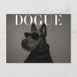 Luxus-Editorial Schottischer Terrier Postkarte