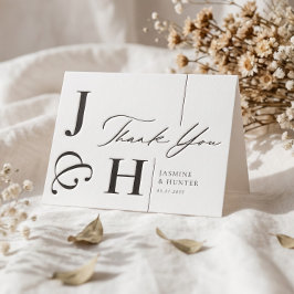 Luxus-Einfach-Moderne-Minimal-Monogramm-Hochzeit