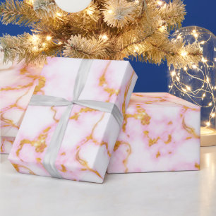 Luxus Elegant Moderne Marmor Geschenkpapier
