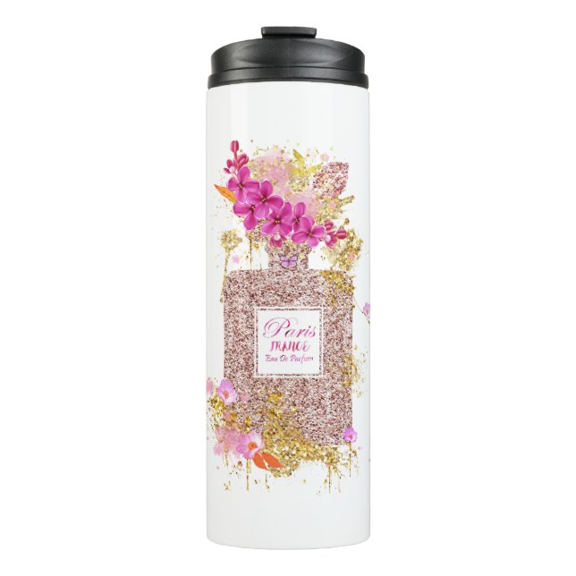 Luxus Elegant Parfüm Thermosbecher (Vorderseite)