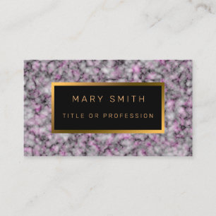 Luxus Elegante Black Gold Business Card Visitenkarte