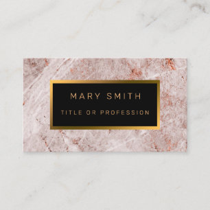 Luxus Elegante Black Gold Business Card Visitenkarte