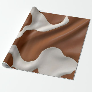 Luxus Elegante Faux-Rindleder Moderne Kollektion Geschenkpapier