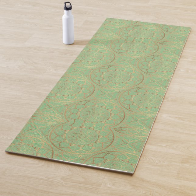 Luxus Elegante Gold Mandela Yoga Mat Yogamatte (Beispiel)