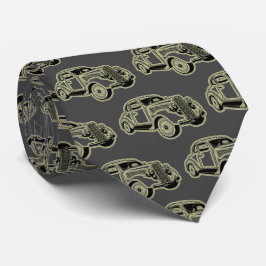 Luxus Elegante Modernes Black Gold Auto Krawatte