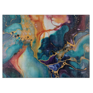 Luxus Eleganter Abstrakter Marmor Schöne Aussicht Schneidebrett