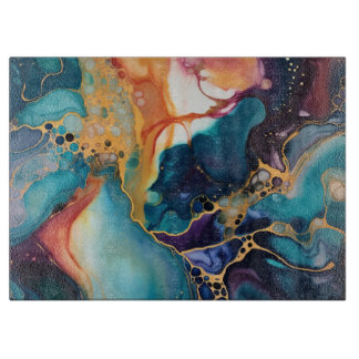 Luxus Eleganter Abstrakter Marmor Schöne Aussicht Schneidebrett