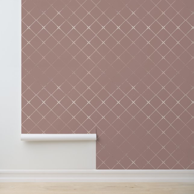 Luxus Elegantes Shiny Geometrisches Muster Tapete (Anwendung)