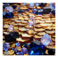 Luxus Fantasy Gemstone Abstrakt