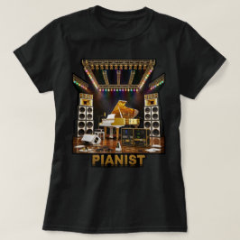 Luxus-Flügel Kunst für Pianisten Klavierspieler T-Shirt