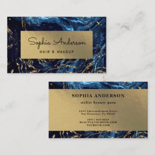 Luxus Foil Gold Goldene Visitenkarte