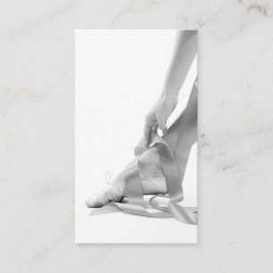 Luxus Foto Ballet School Visitenkarte