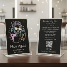 Luxus-Friseur-Schönheitssalon Modern Schwarz