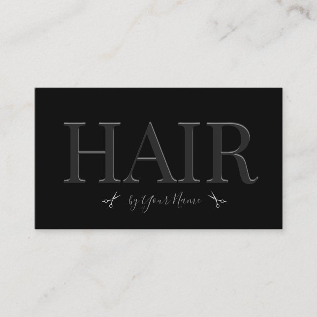 Luxus-Friseur Visitenkarte (Vorderseite)