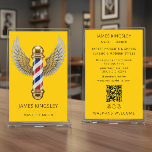 Luxus-Friseurstangen-Haarschnitt Professioneller F Flyer